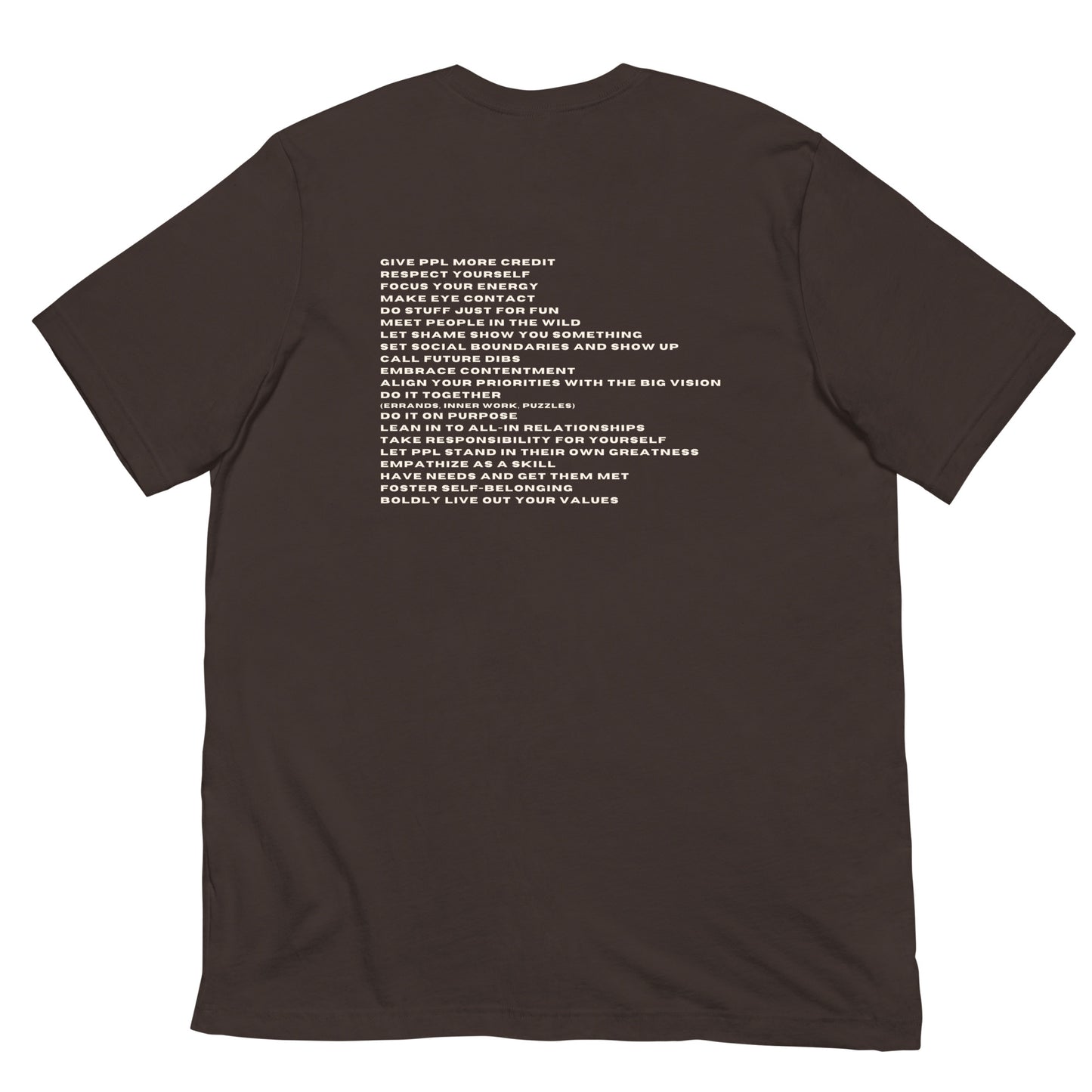 *be for real* - Unisex t-shirt