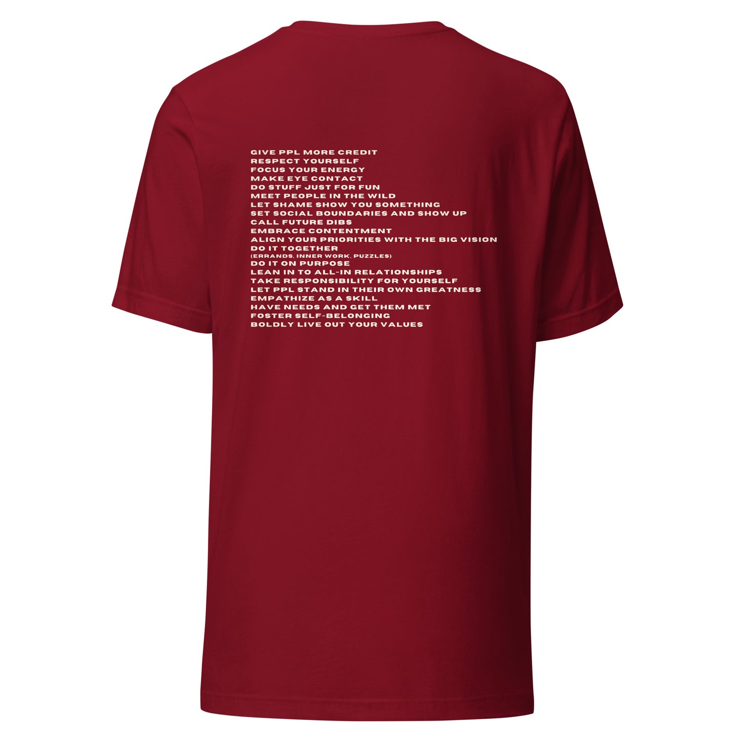 *be f*ckin for real* - Unisex t-shirt