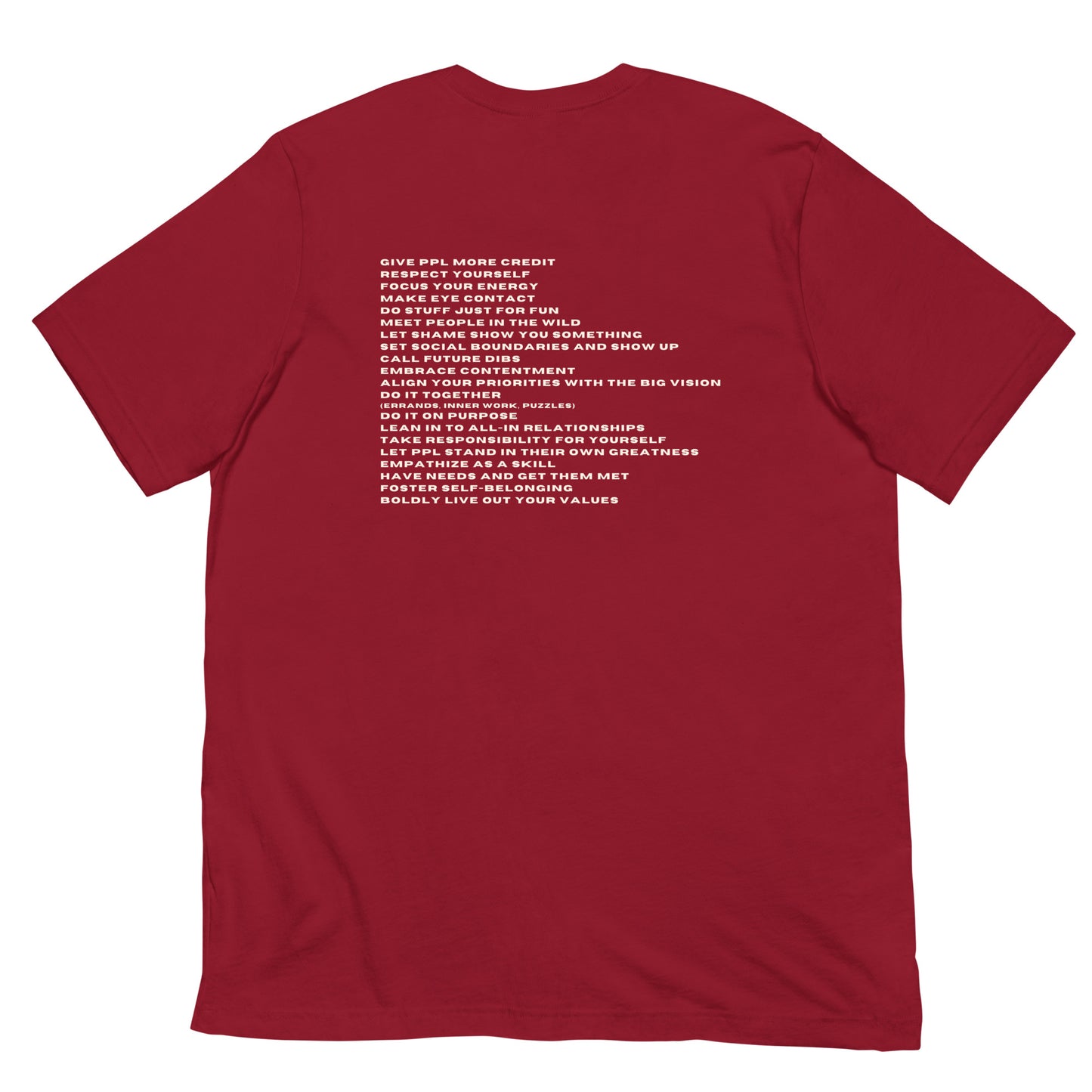 *be for real* - Unisex t-shirt