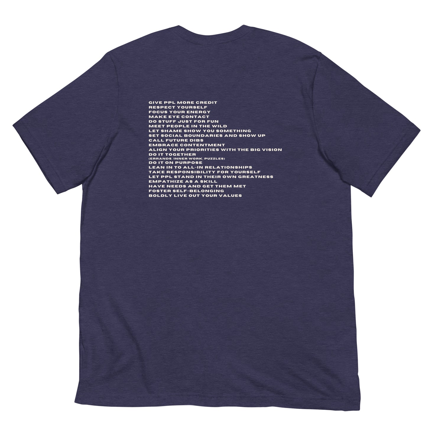 *be for real* - Unisex t-shirt