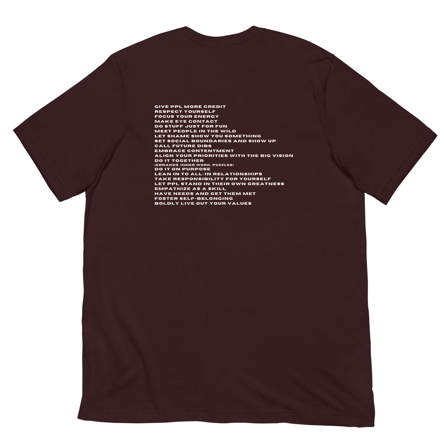 *be for real* - Unisex t-shirt