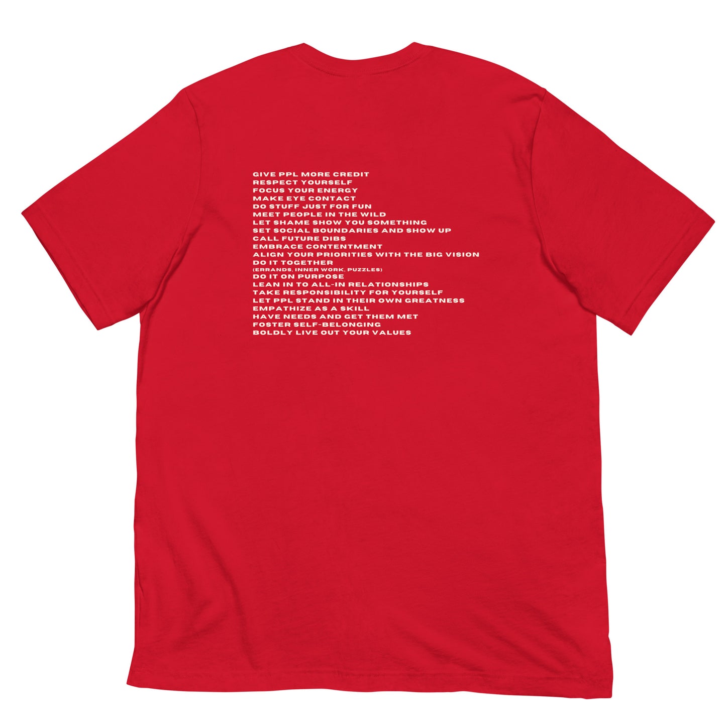 *be for real* - Unisex t-shirt