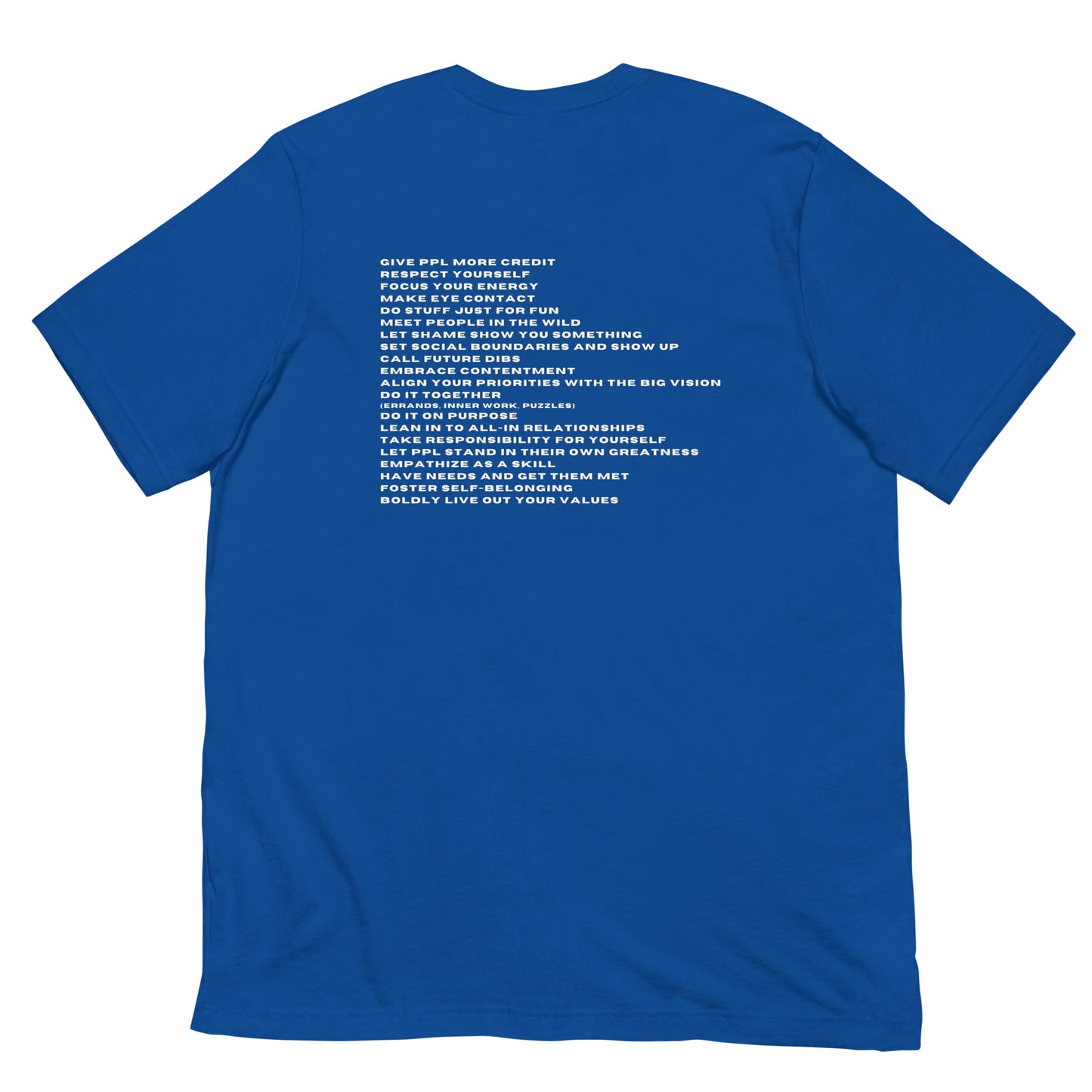*be for real* - Unisex t-shirt