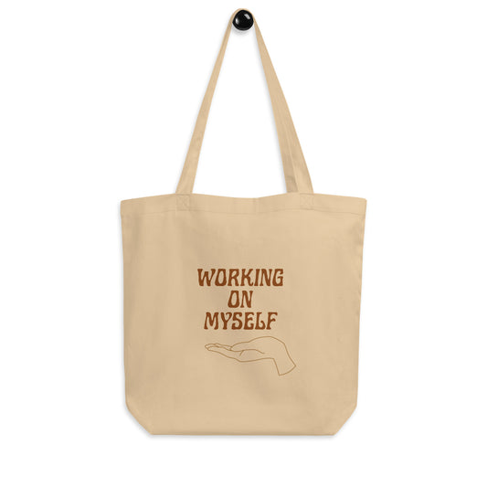*working on myself* - eco Tote Bag