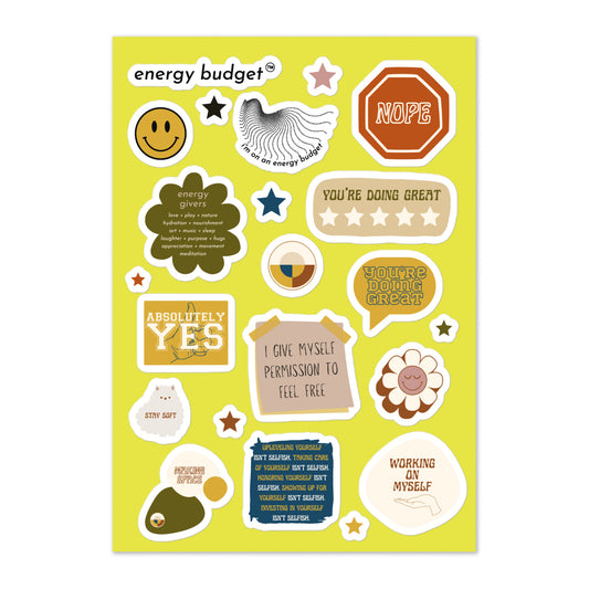 *you're doing great* - sticker sheet