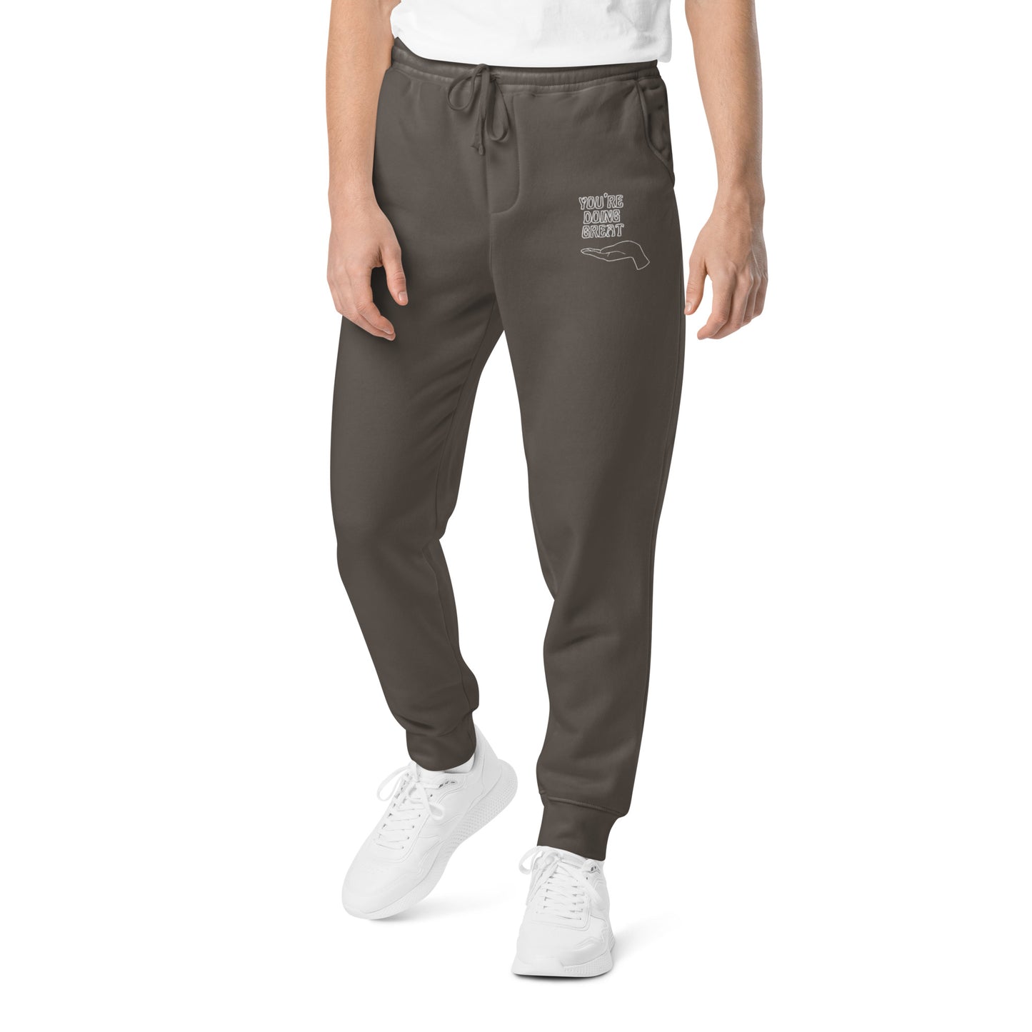 *you're doing great* - unisex pigment-dyed sweatpants