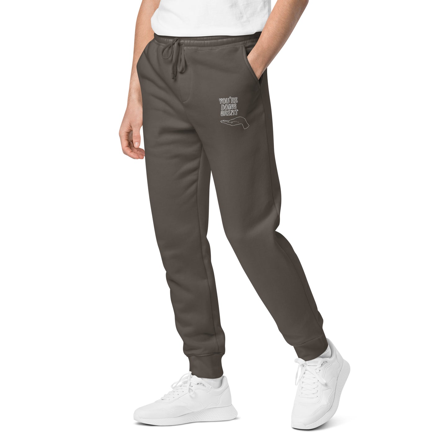 *you're doing great* - unisex pigment-dyed sweatpants