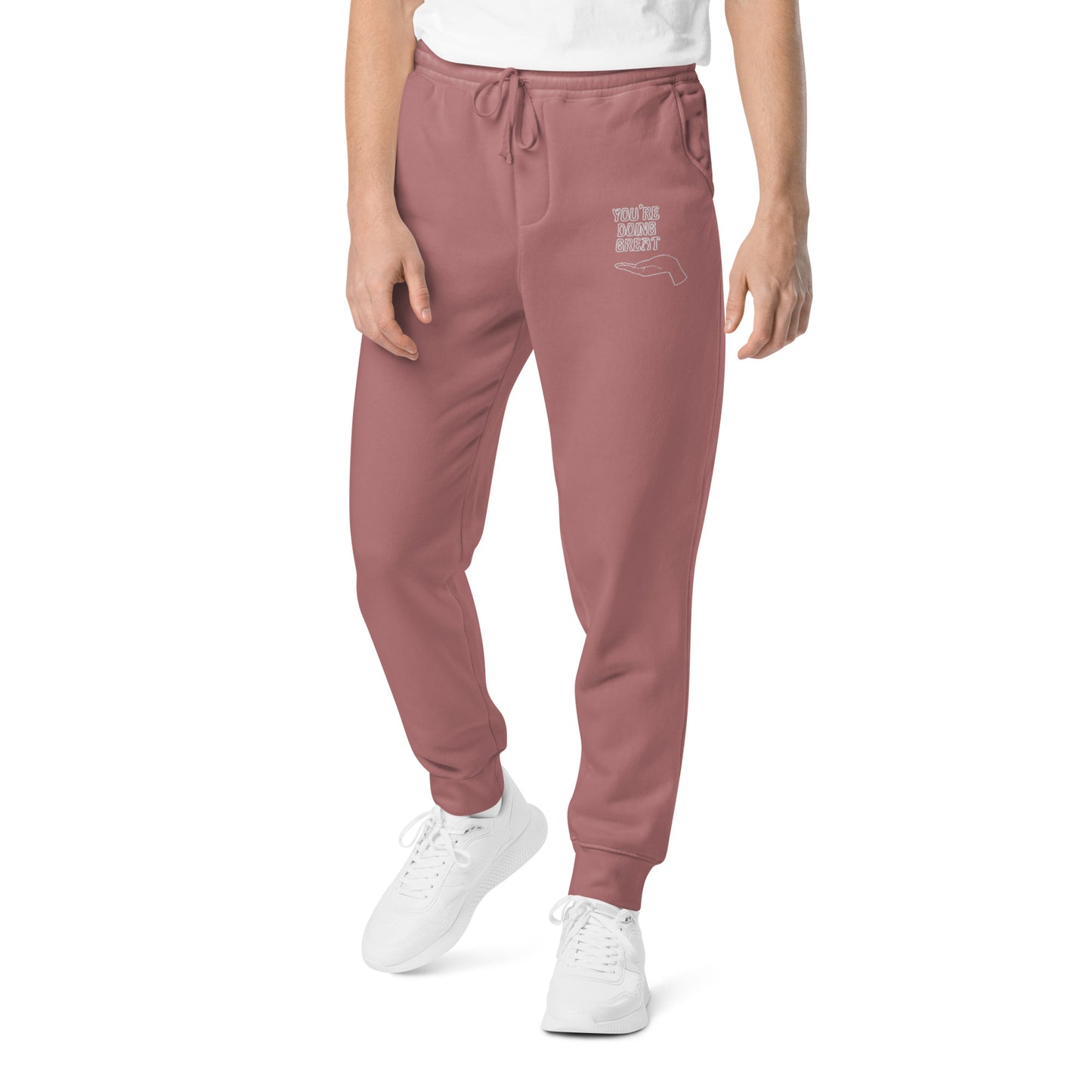 *you're doing great* - unisex pigment-dyed sweatpants