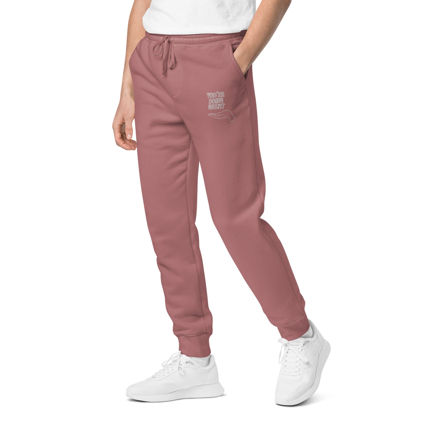 *you're doing great* - unisex pigment-dyed sweatpants