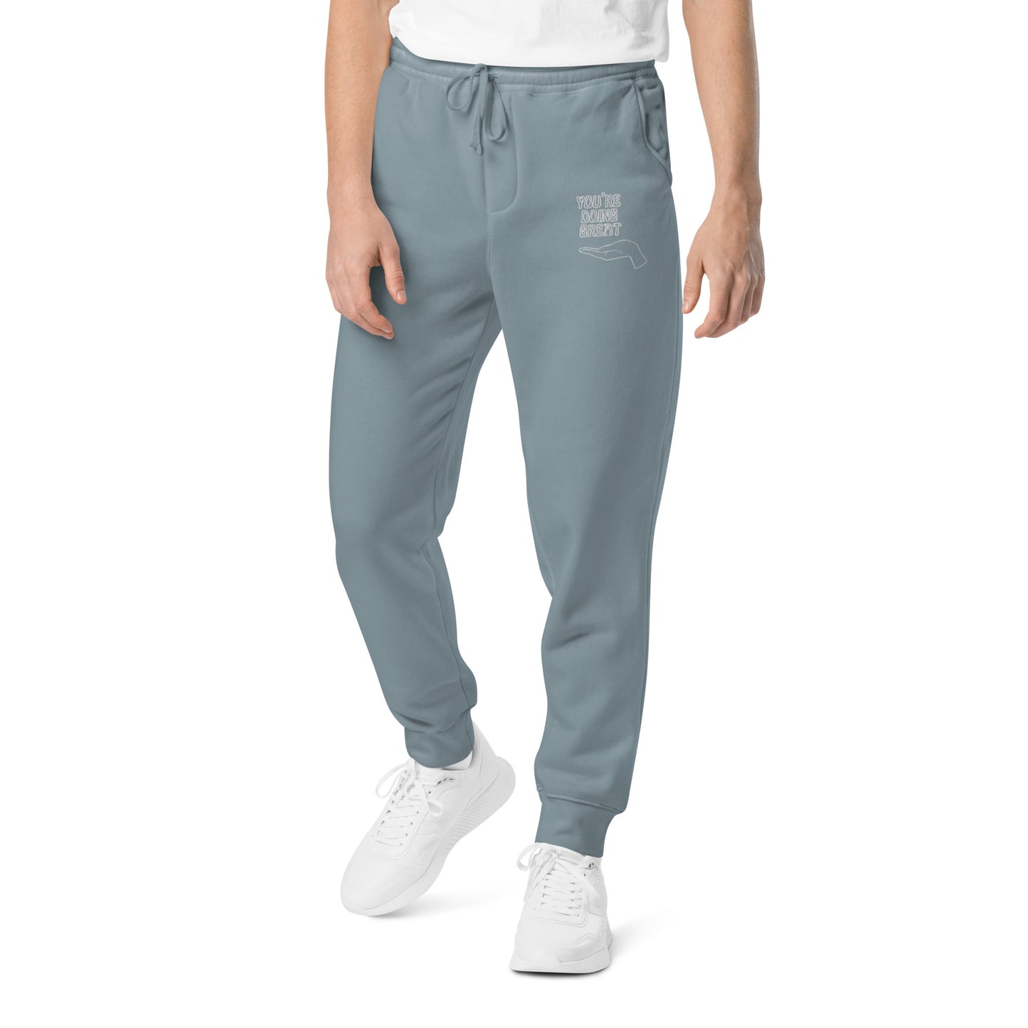 *you're doing great* - unisex pigment-dyed sweatpants