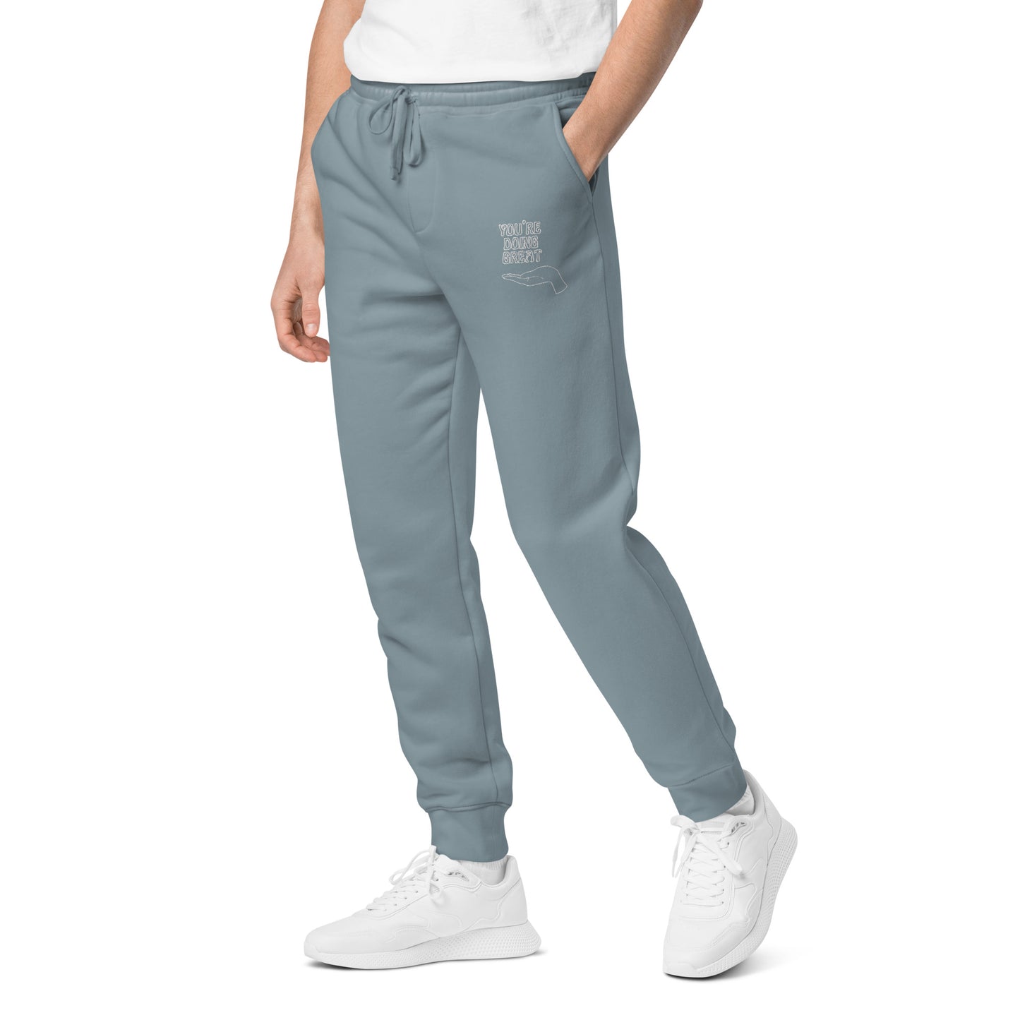 *you're doing great* - unisex pigment-dyed sweatpants