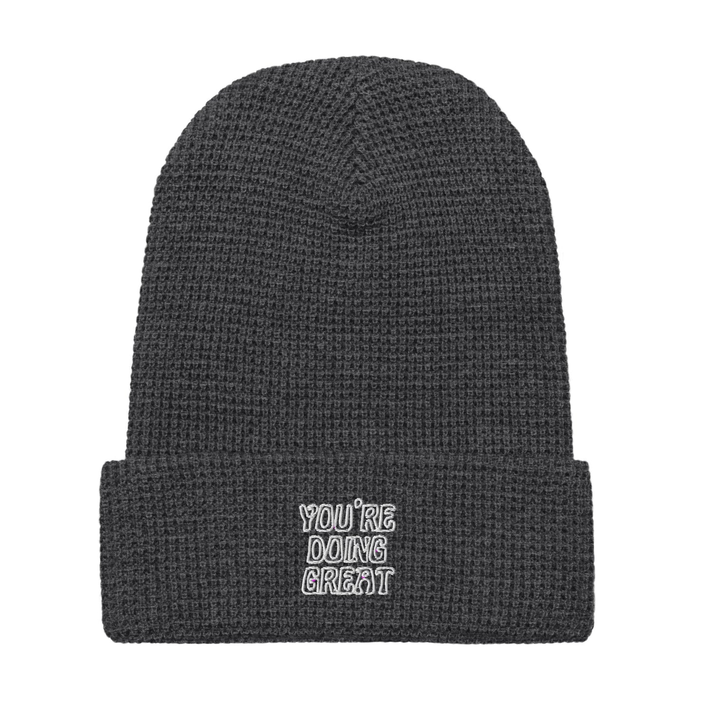 *you're doing great* - waffle beanie