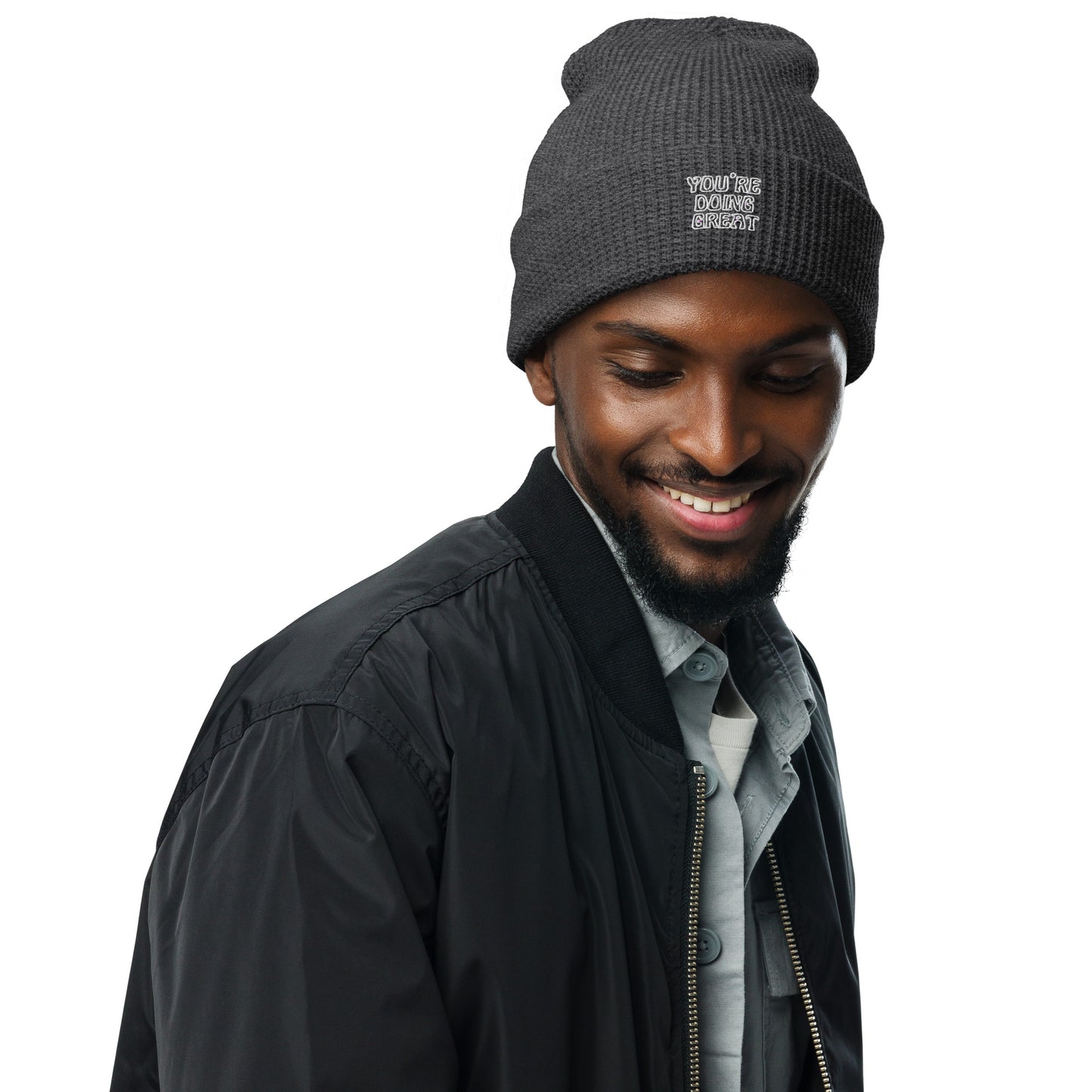 *you're doing great* - waffle beanie