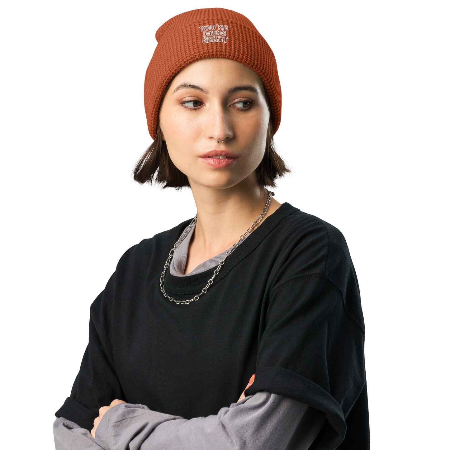 *you're doing great* - waffle beanie