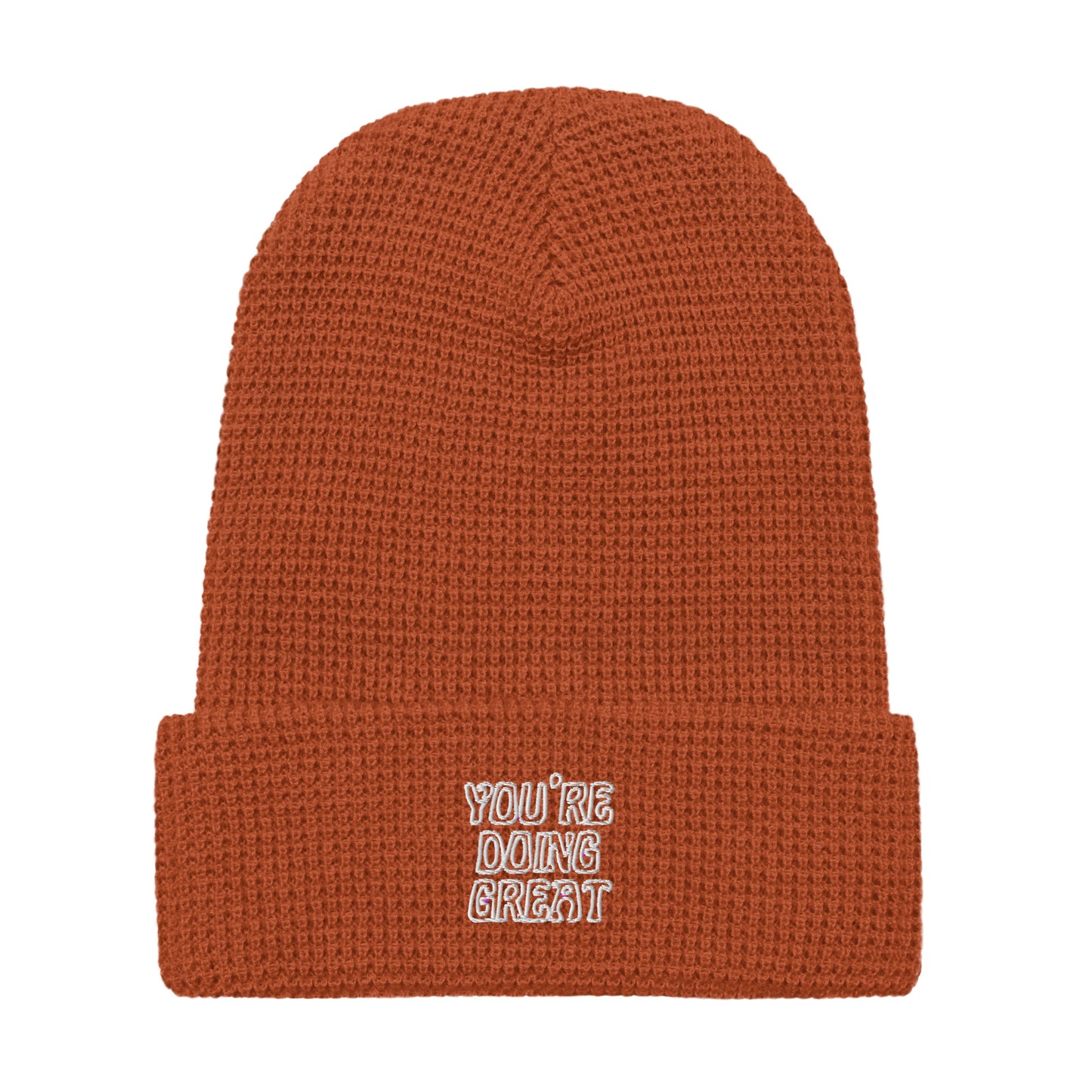*you're doing great* - waffle beanie