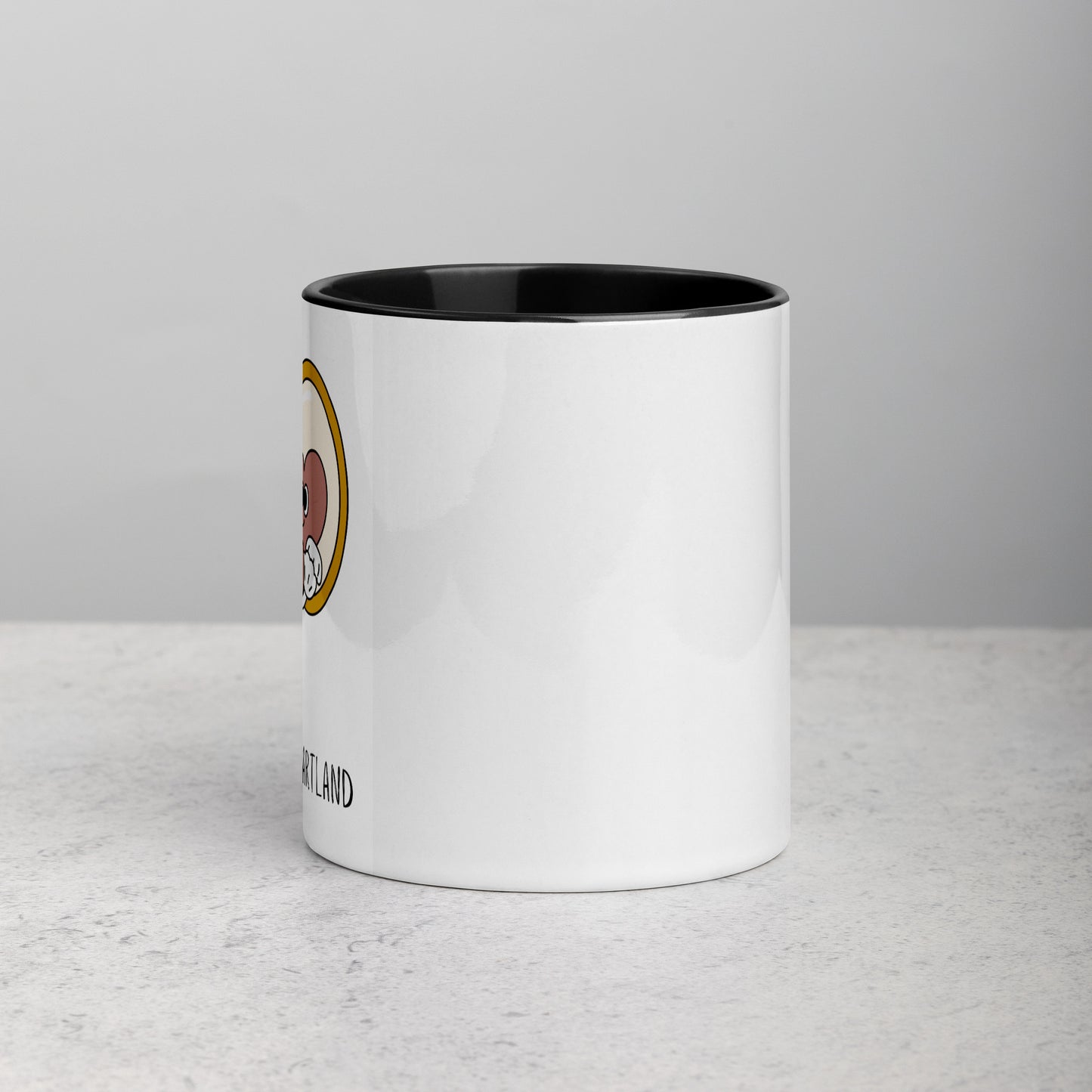 *hello, heartland* - mug with color inside
