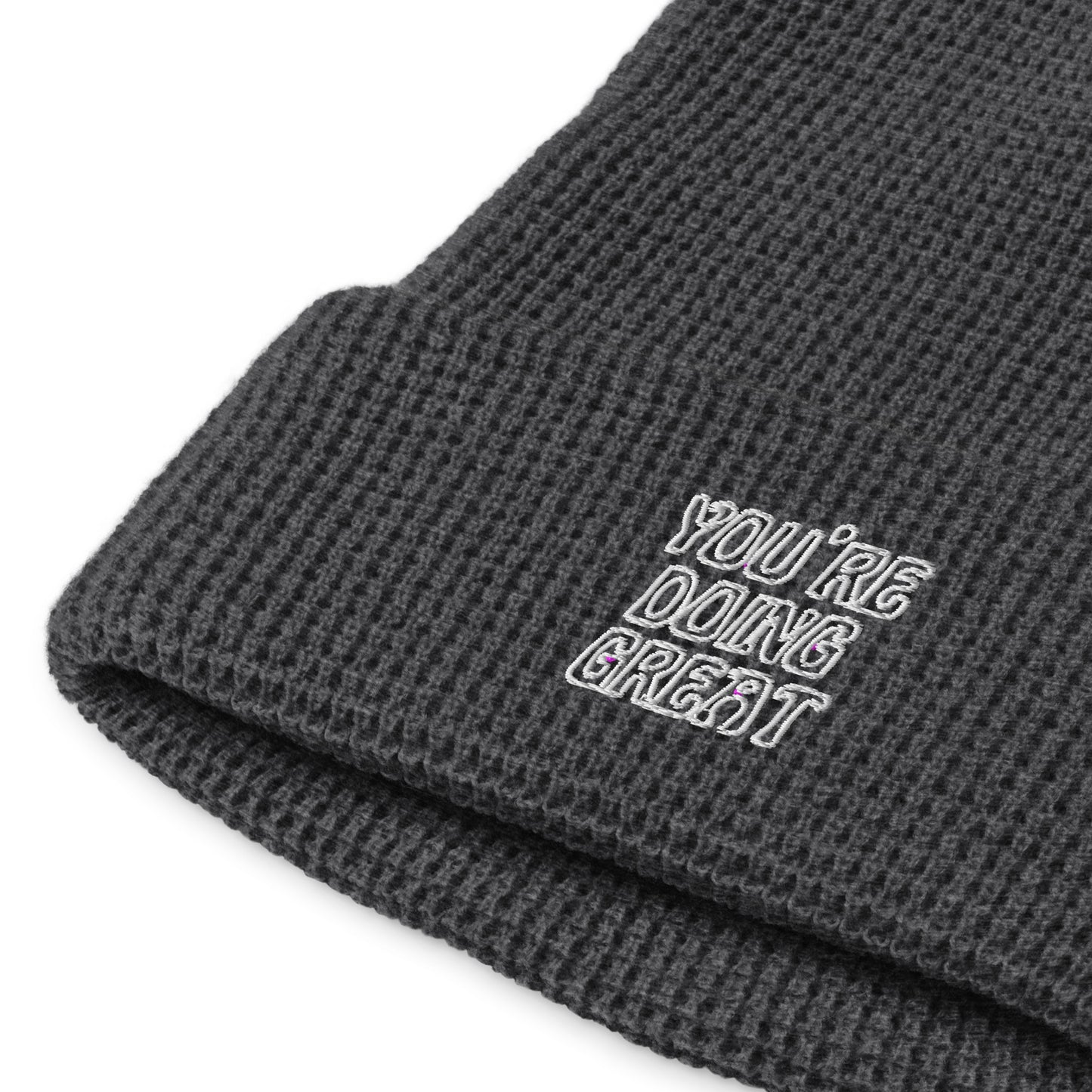 *you're doing great* - waffle beanie