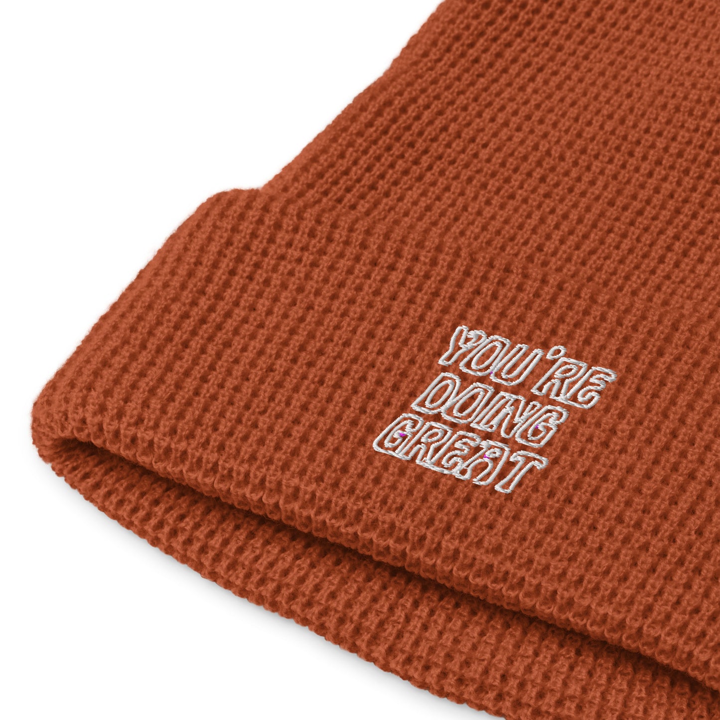 *you're doing great* - waffle beanie